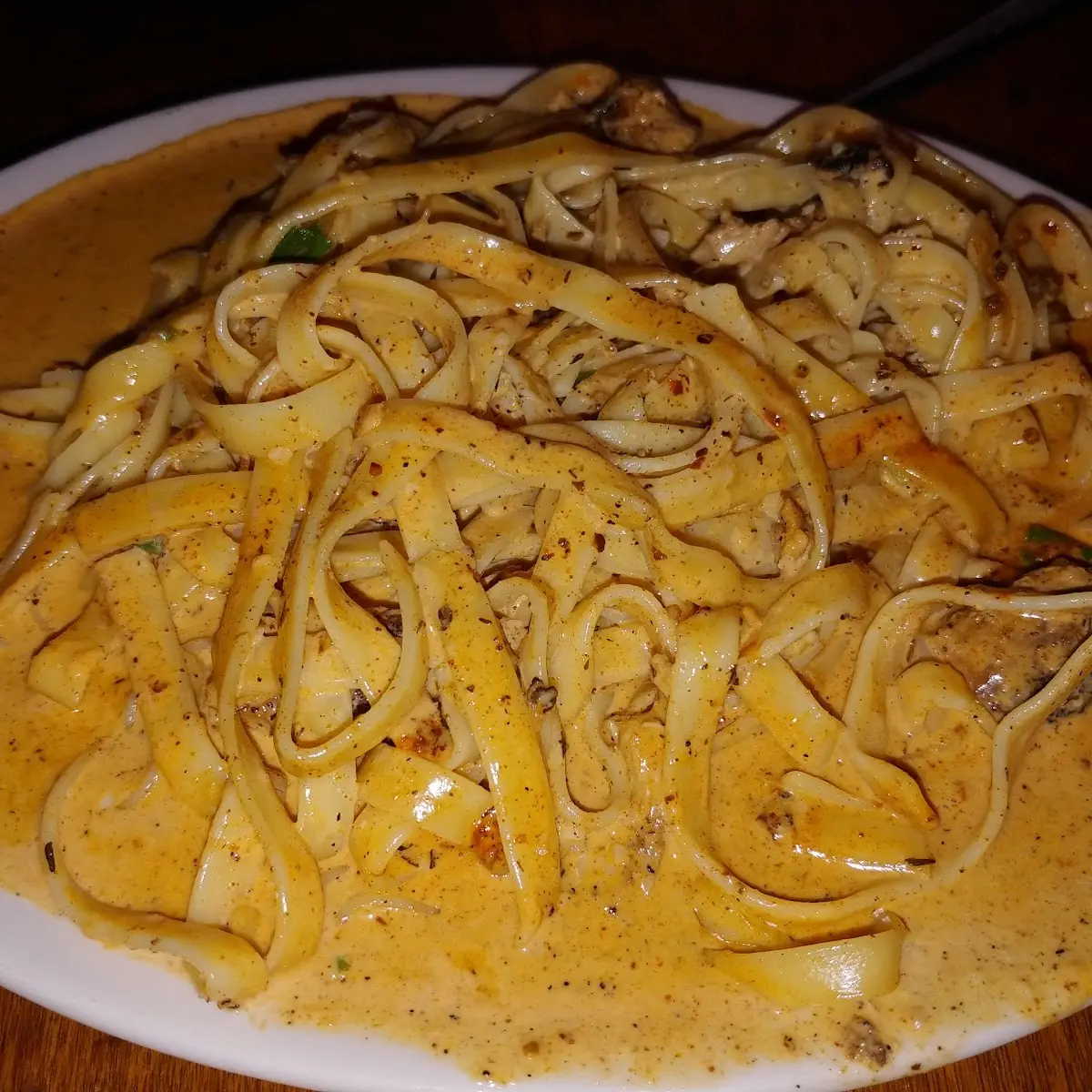 Blackened Chicken Fettuccine