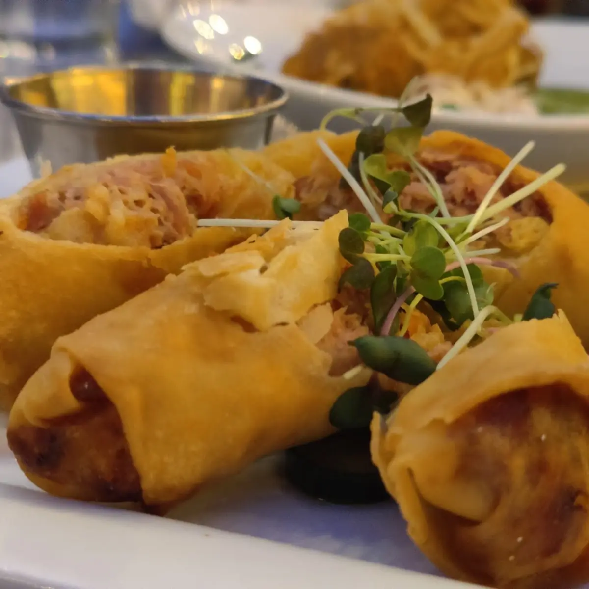 Crispy Duck Spring Rolls