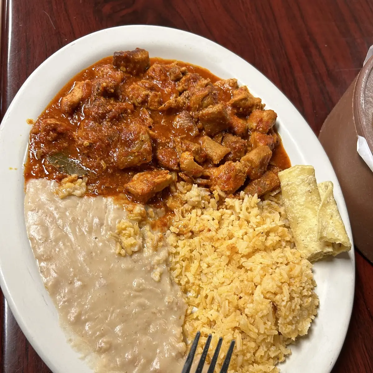 Bean & Cheese Burrito with Rice