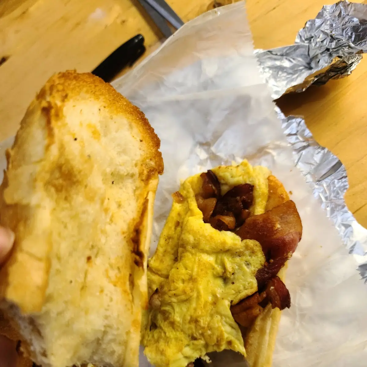 Bacon Eggs Cheese Jalapeño Hero