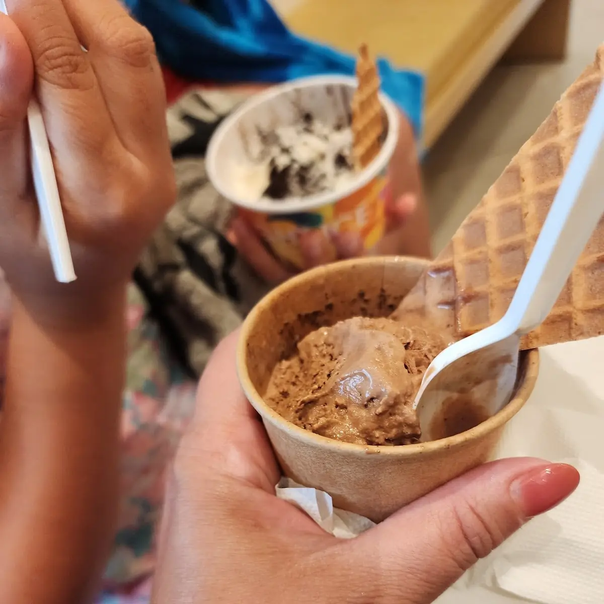 Chocolate Marshmallow Caramel Ice Cream