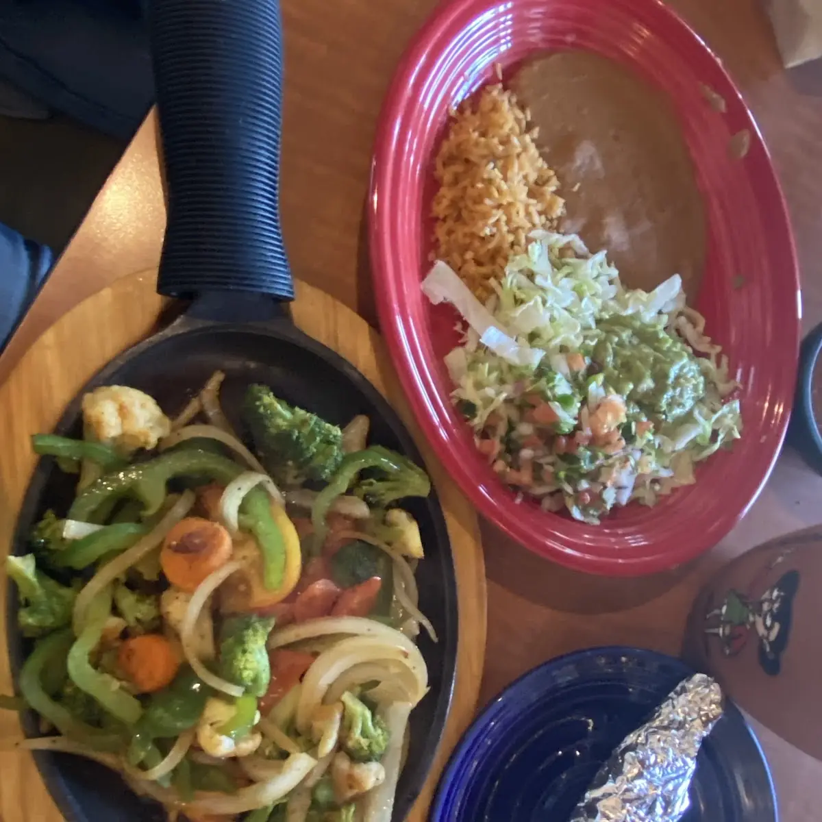 Dairy Free Beans Oil Fried Vegan Fajitas
