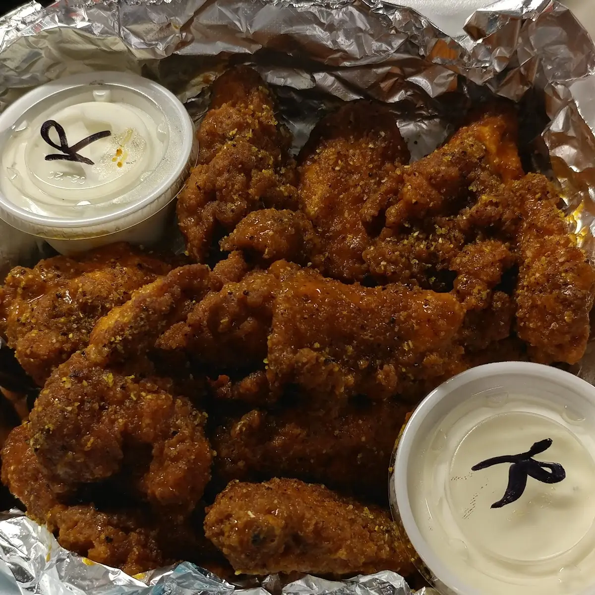 Lemon Pepper Honey Hot Wings