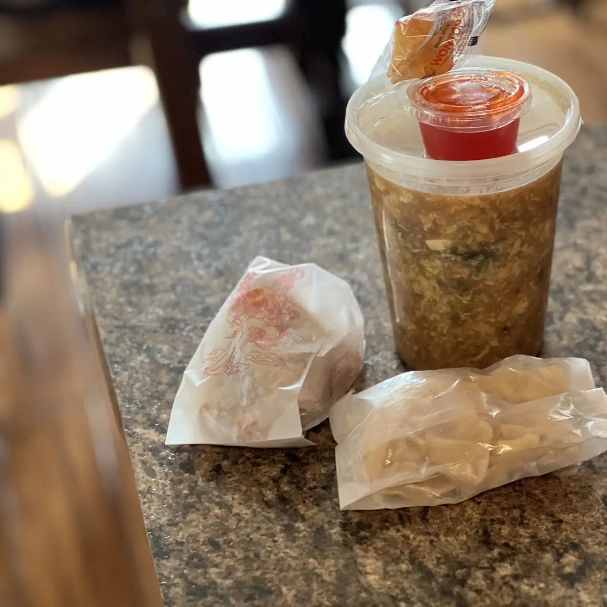 Hot and Sour Soup and Spring Rolls