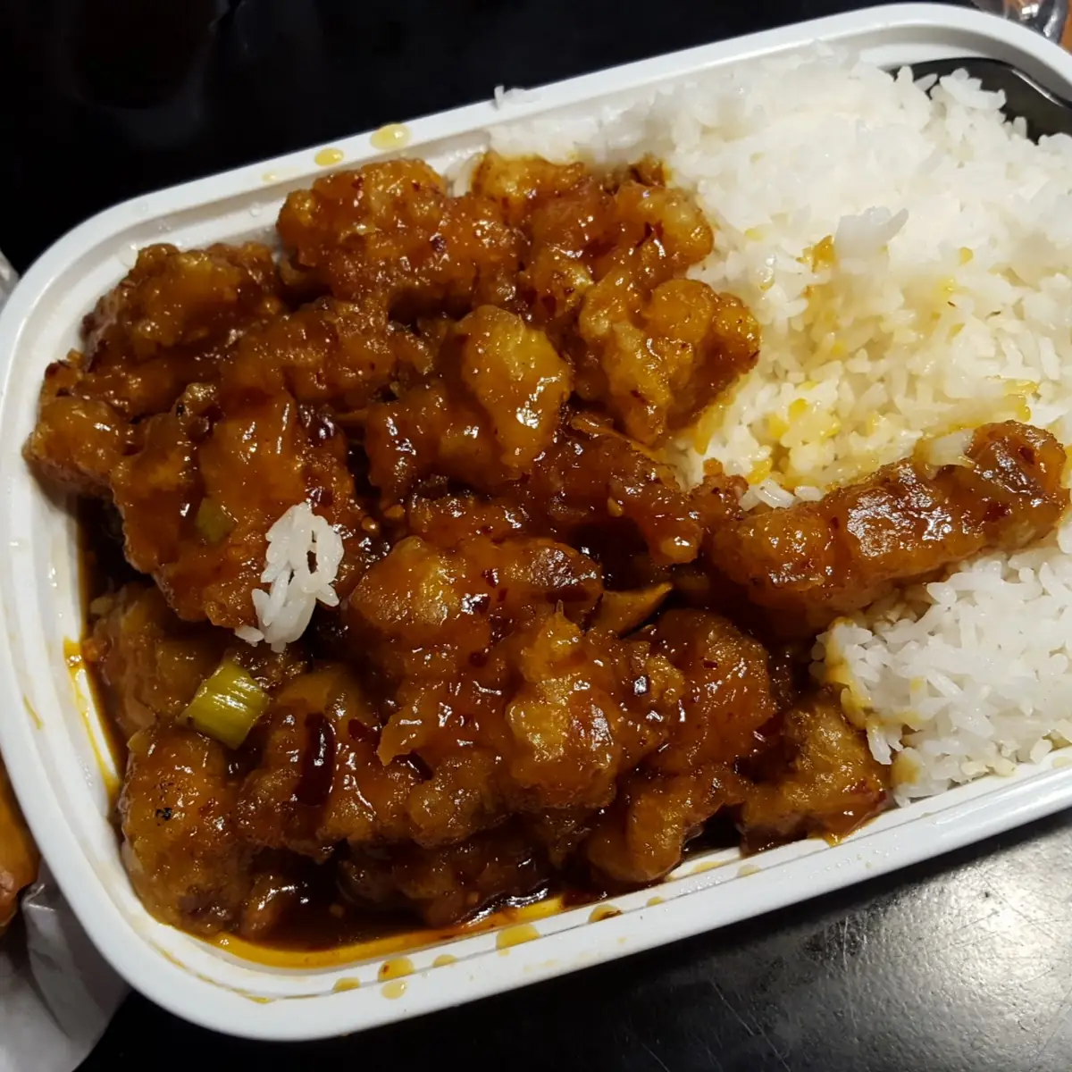 Orange Chicken Combo White Rice