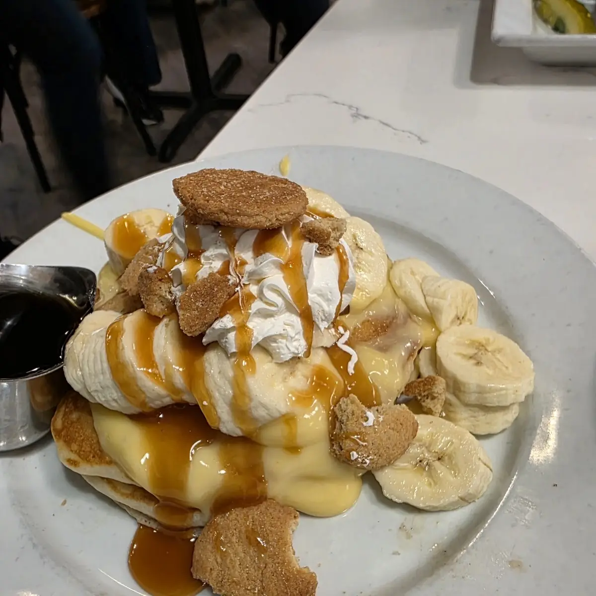 Banana Pudding Pancakes
