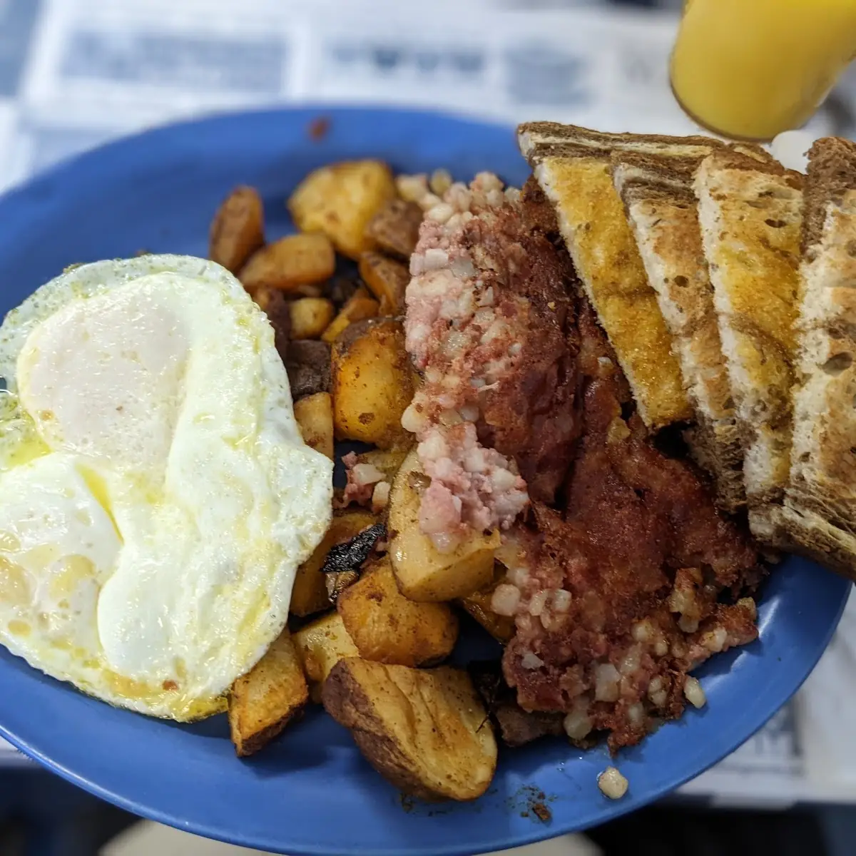 Eggs and Corned Beef Hash