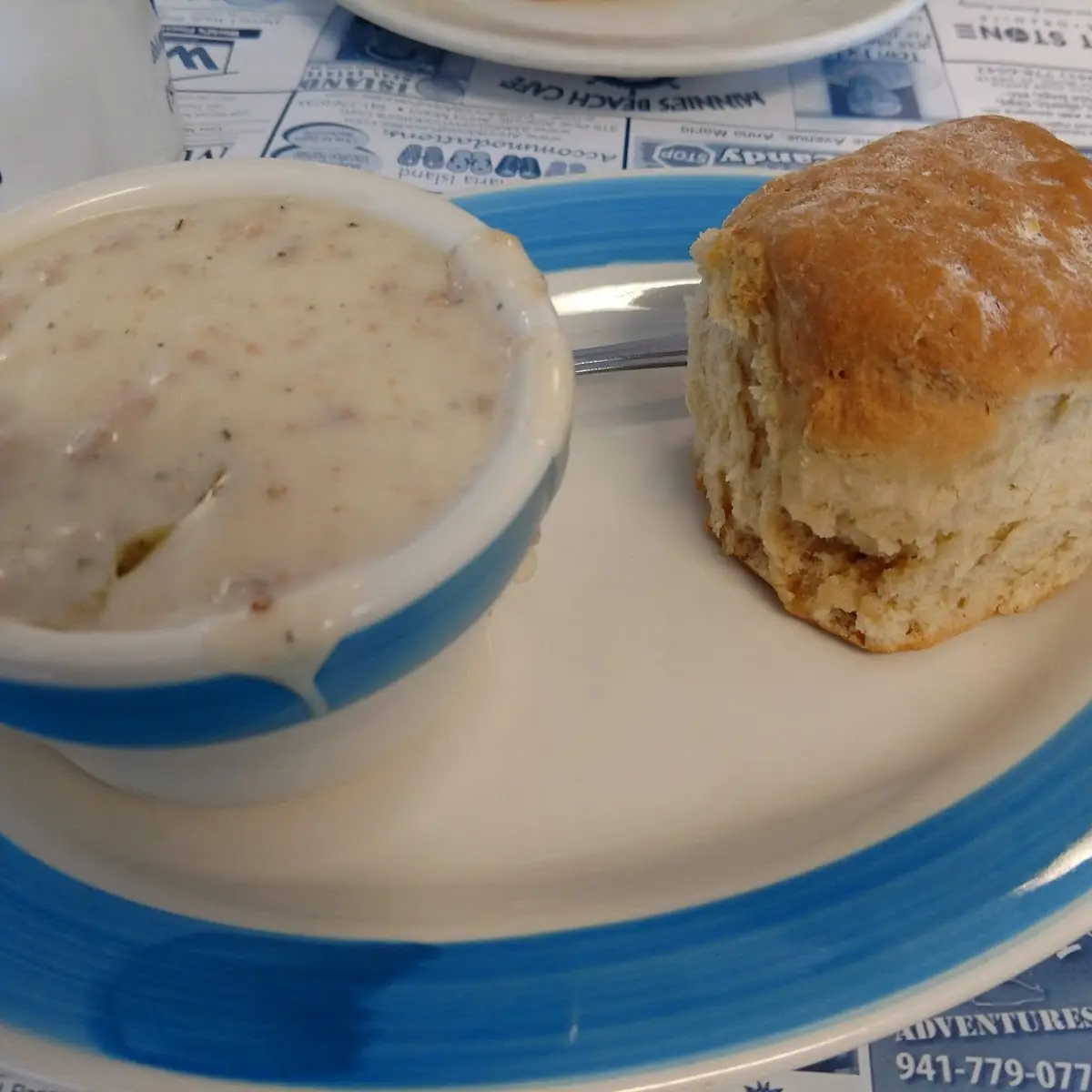 Sausage Gravy and Biscuits