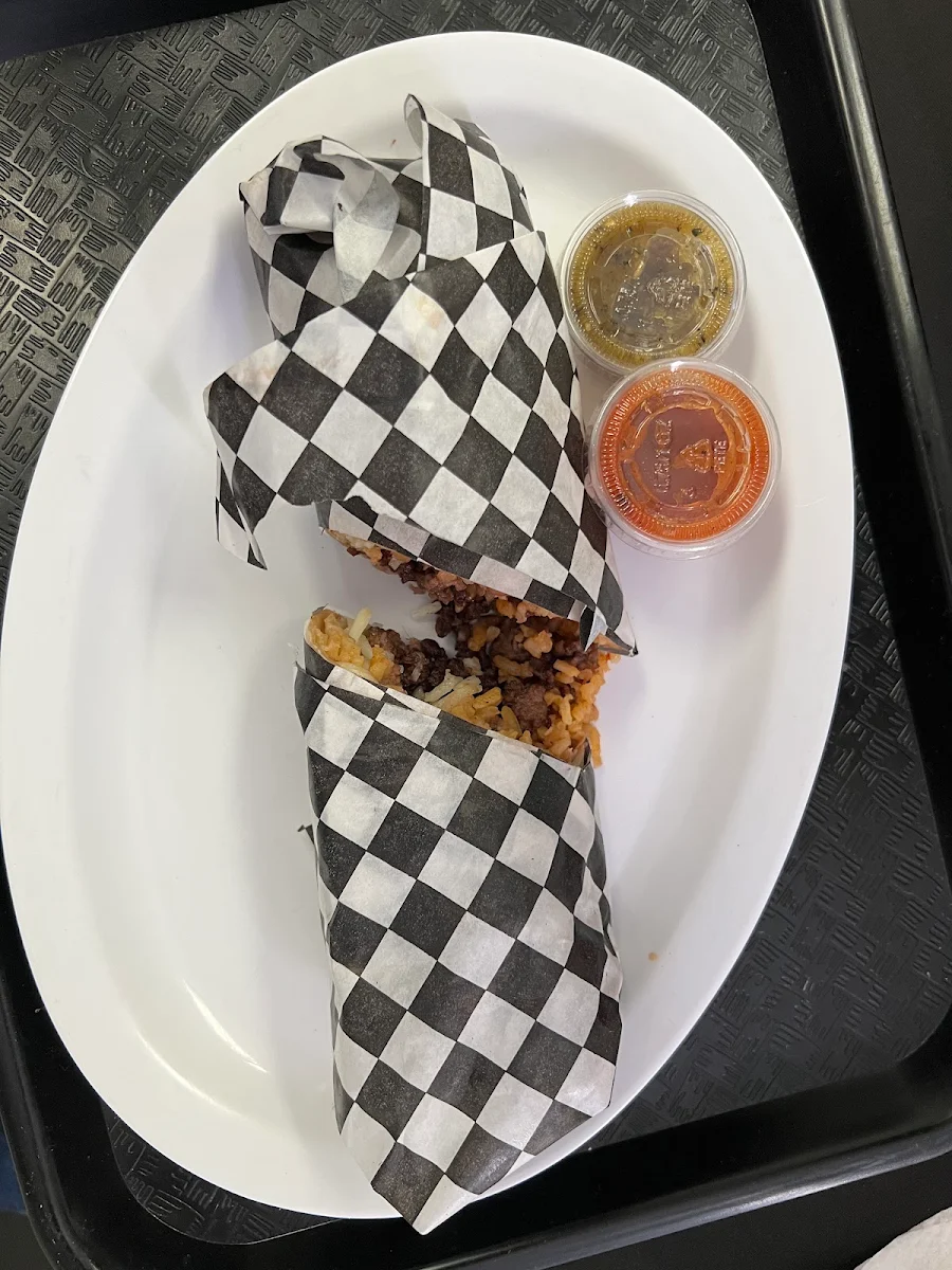 Lunch Burrito with Ground Beef