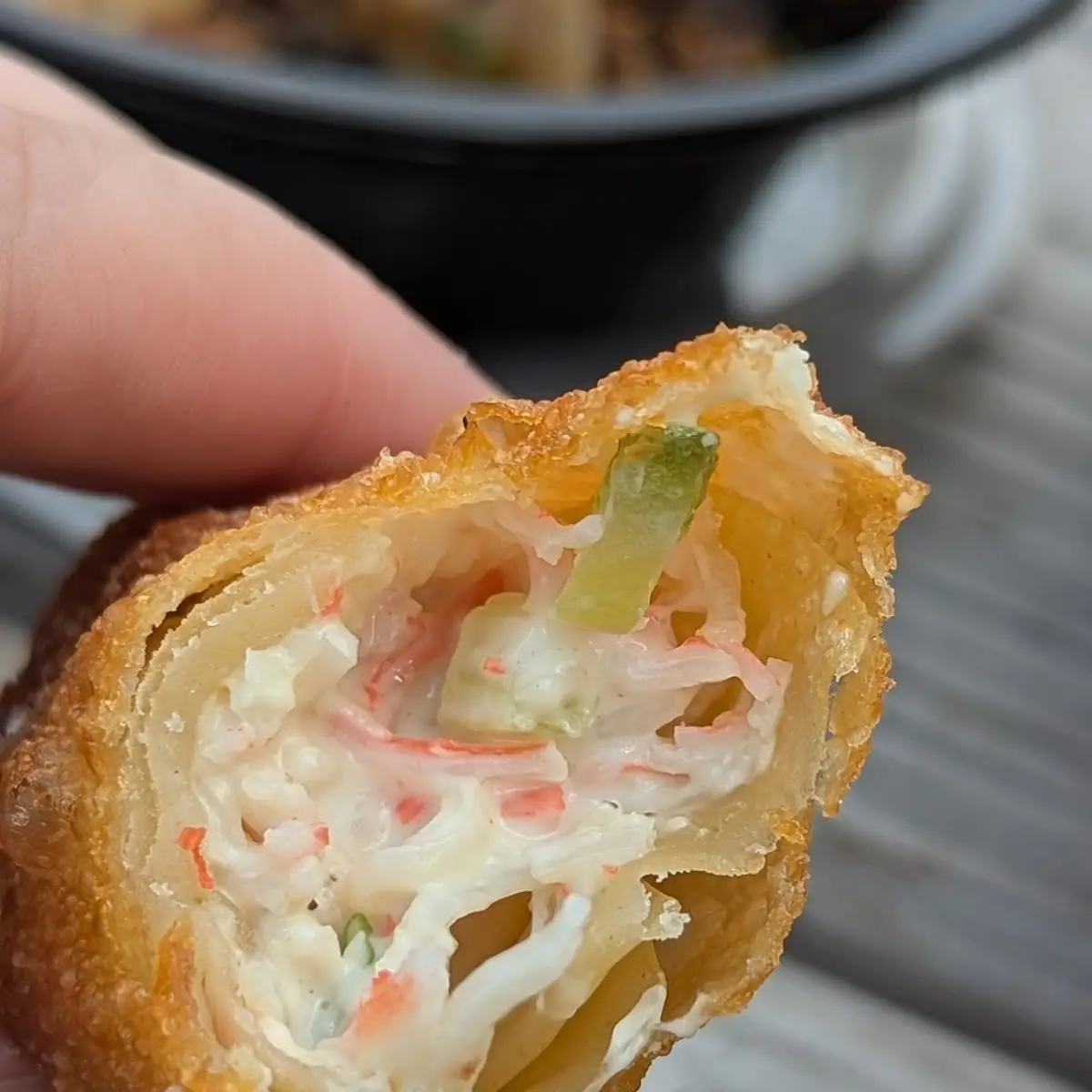 Crab Rangoon Egg Roll 2 pcs