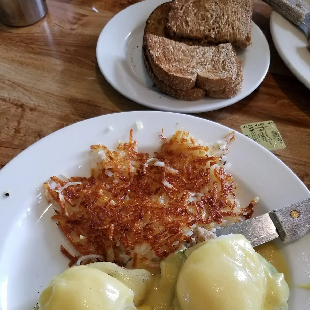 Hash Browns and Egg Benedict