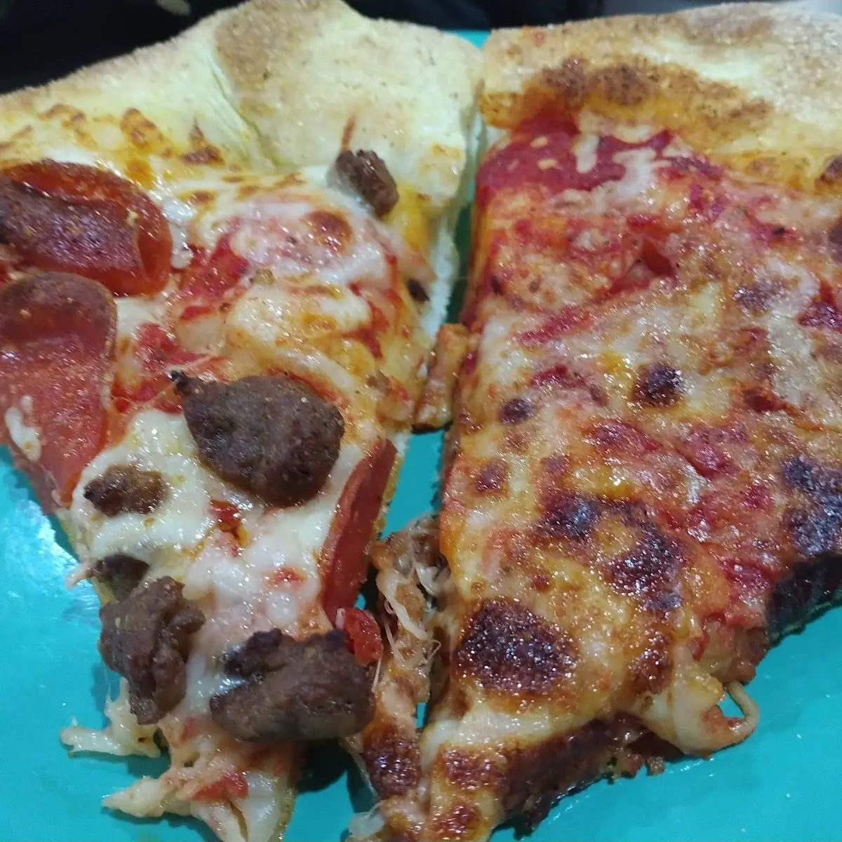 Sausage and Pepperoni Pizza