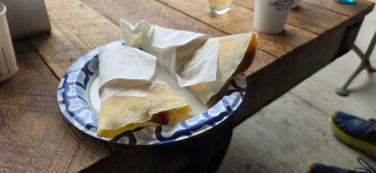 Savory Crepe Chips Drink