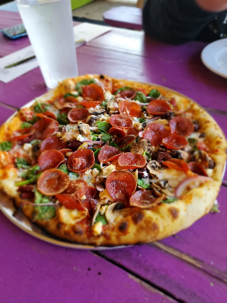 Veggie Pizza with Pepperoni