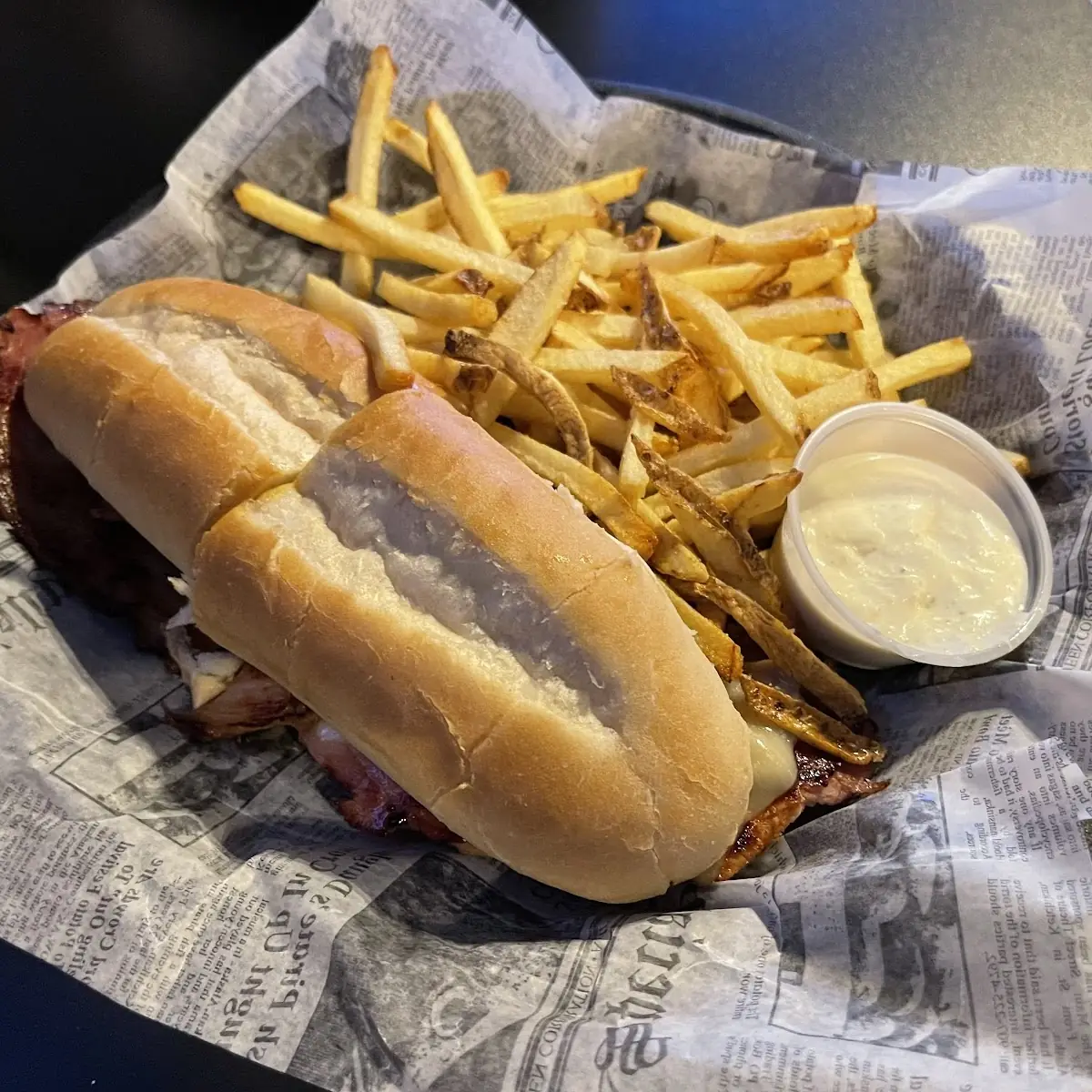 Cuban with Fresh Cut Fries and Ranch
