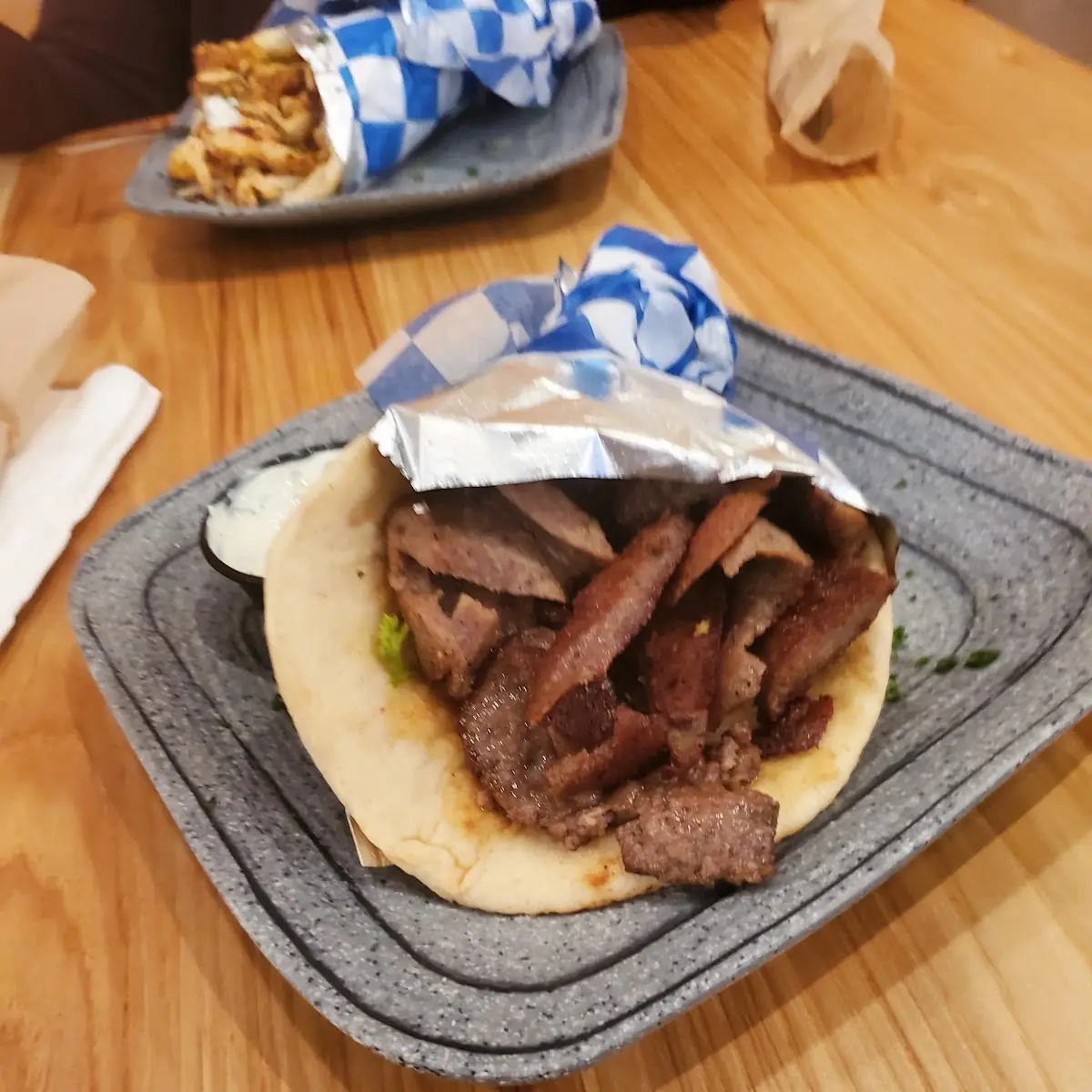 Traditional Gyro Sandwich