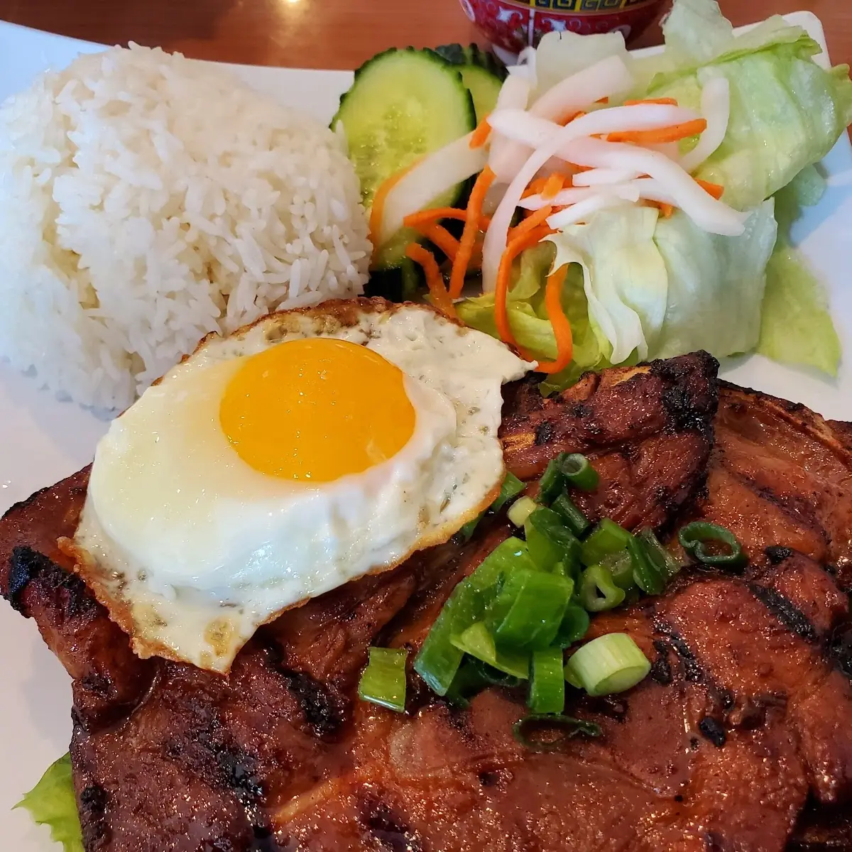 - Grilled Beef Com Bo Nuong