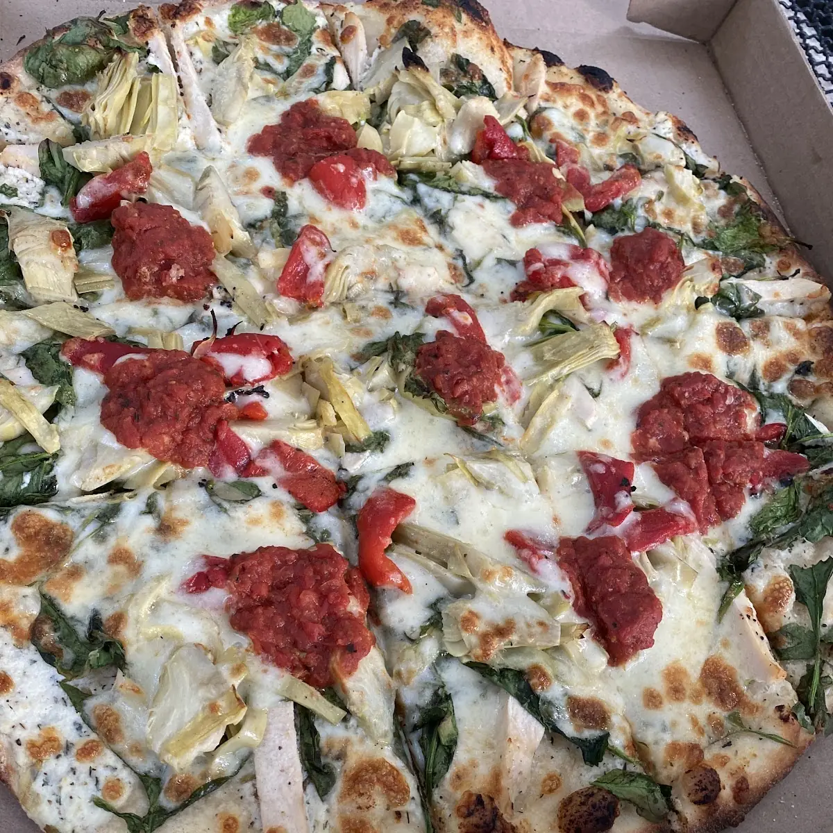 Spinach Pizza