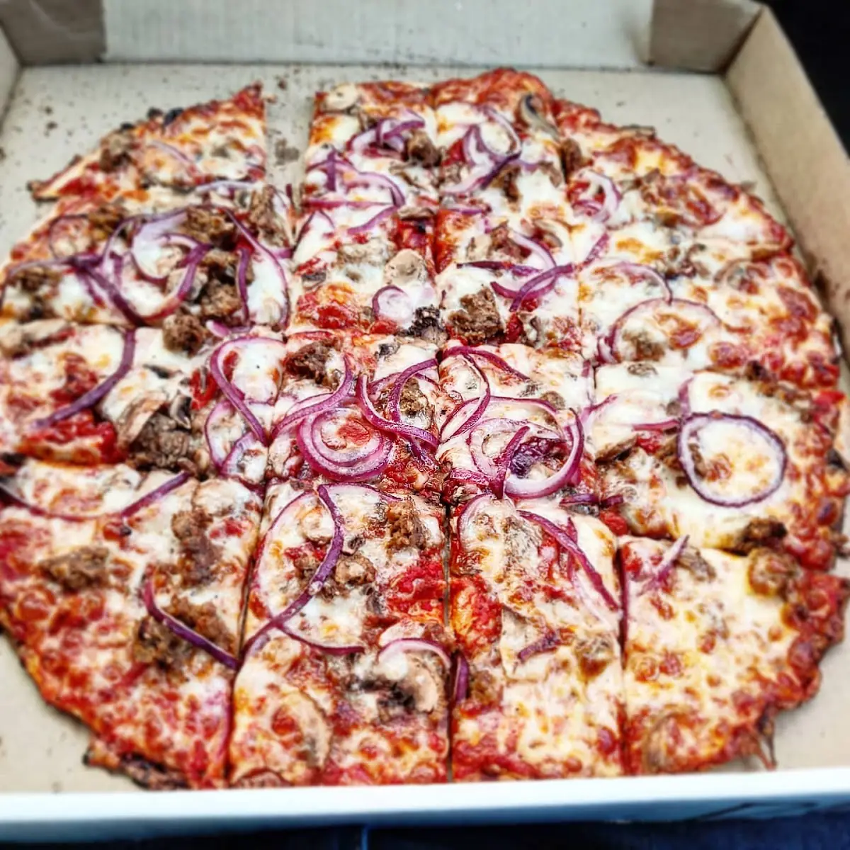 Veggie Sausage Pizza