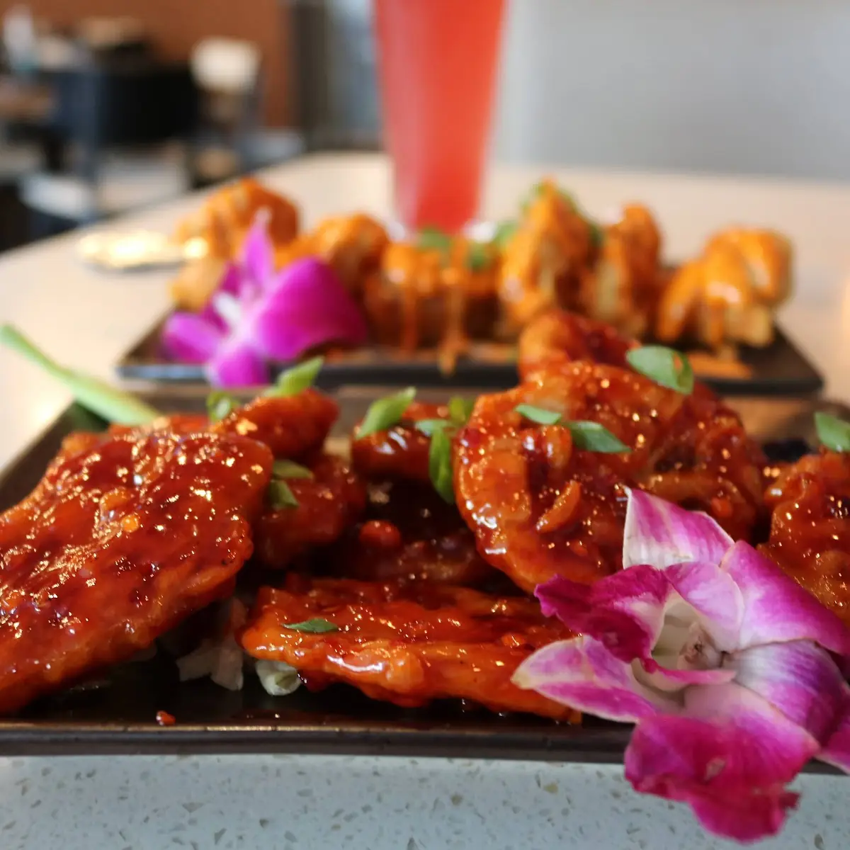 Crispy Lotus Root in Honey Garlic Sauce