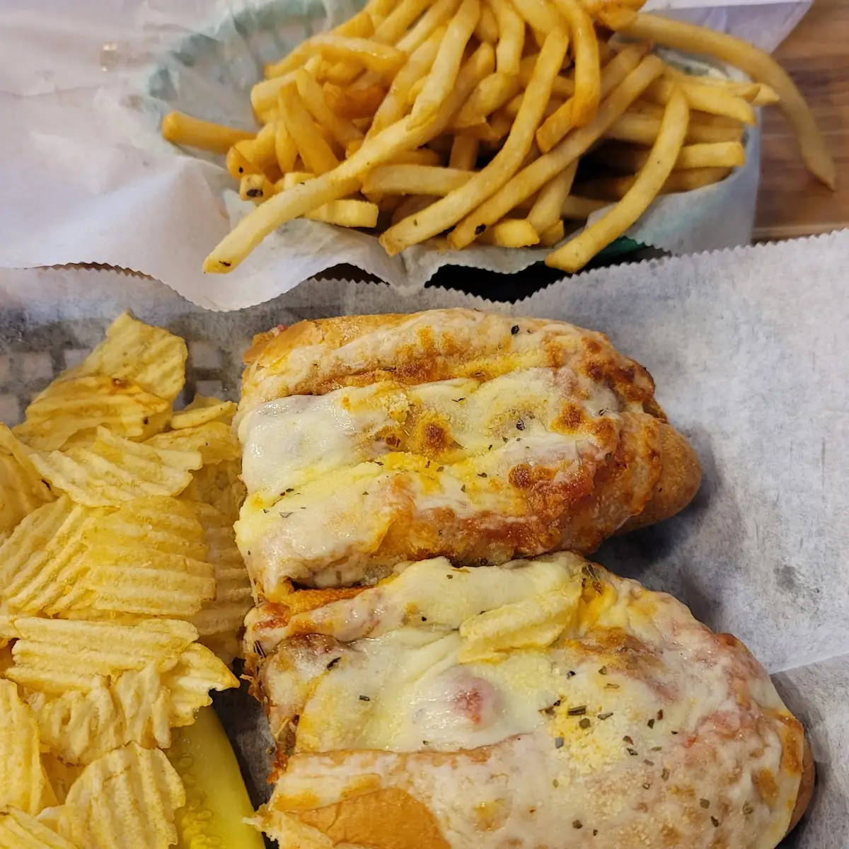 Meatball Parmigiana Sub