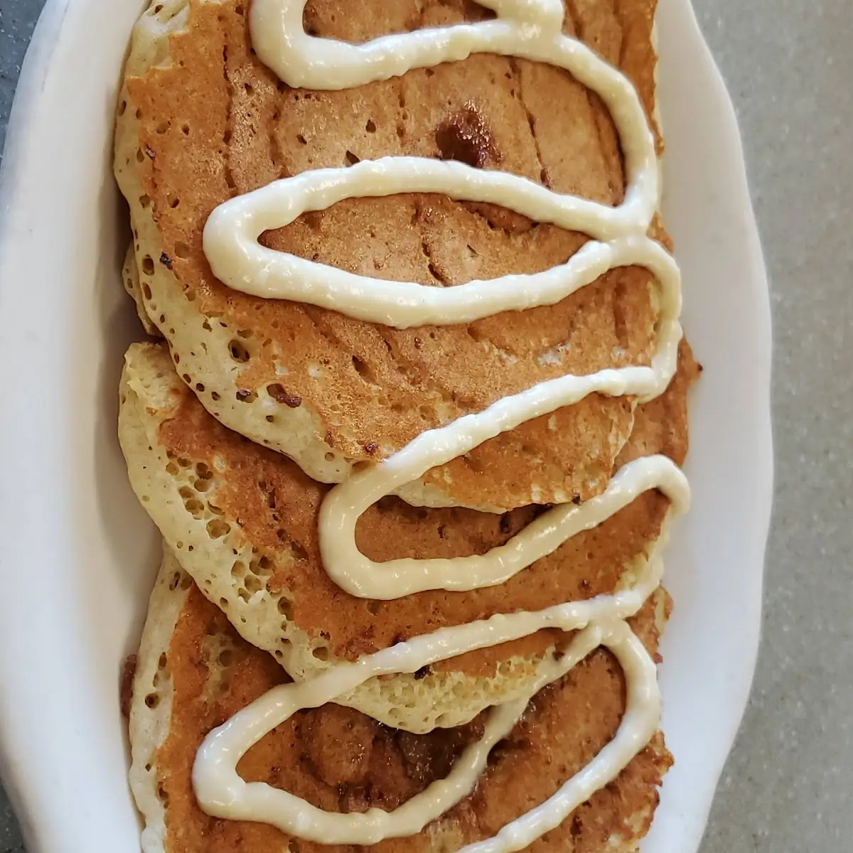 Cinnamon Roll Pancakes