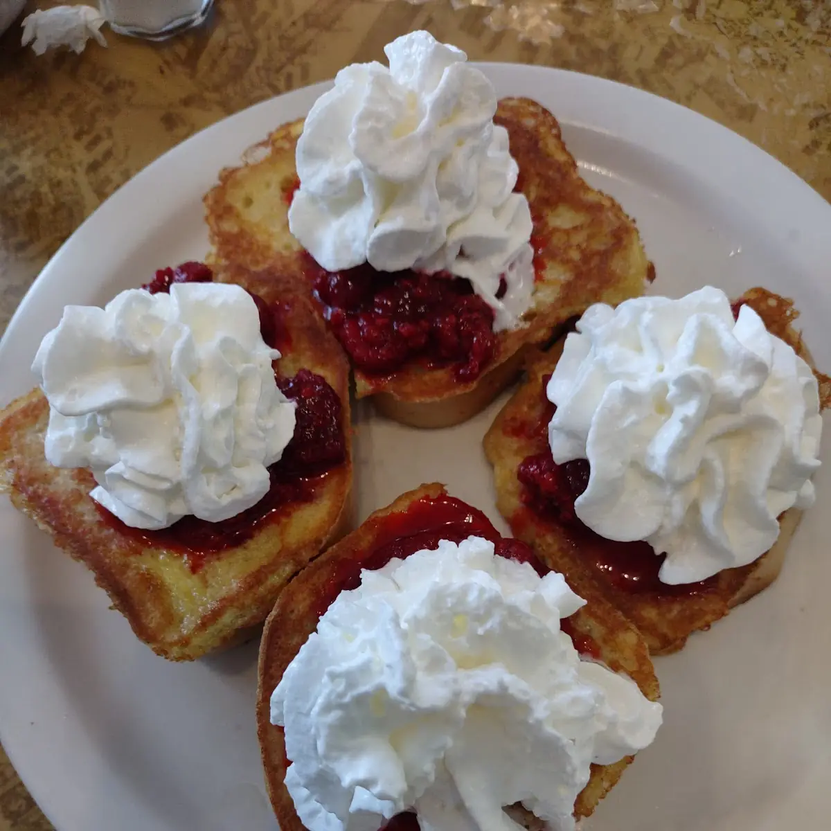 Raspberry French Toast Breakfast