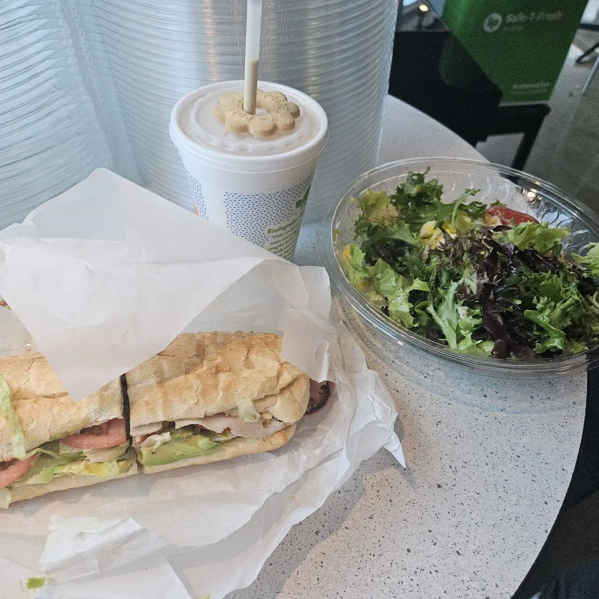 Skinny Sandwich Half Salad