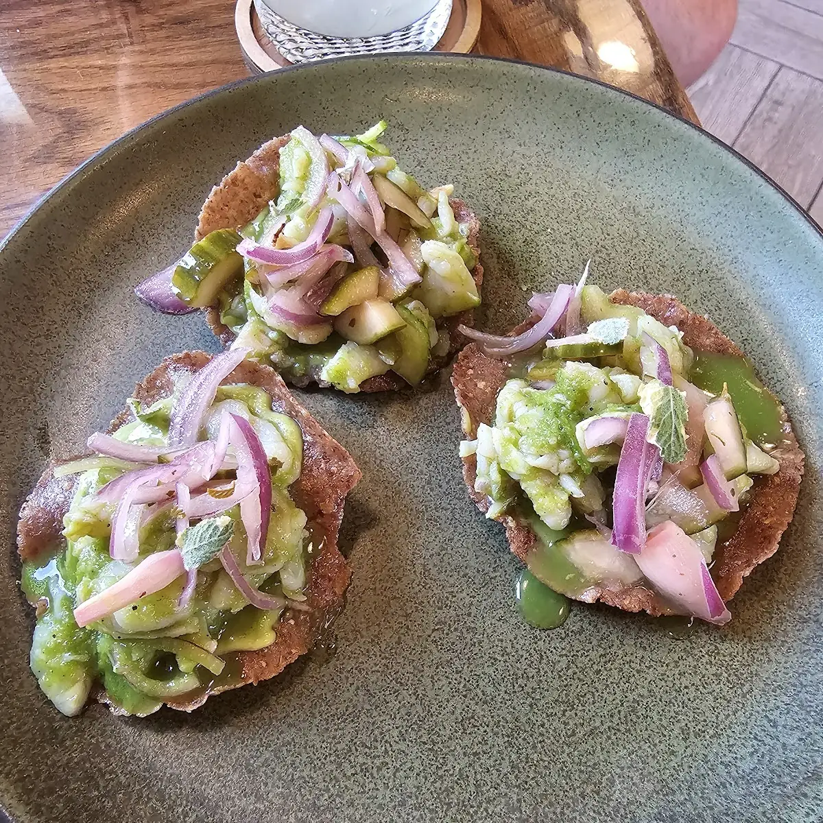 Shrimp Ceviche Tostada