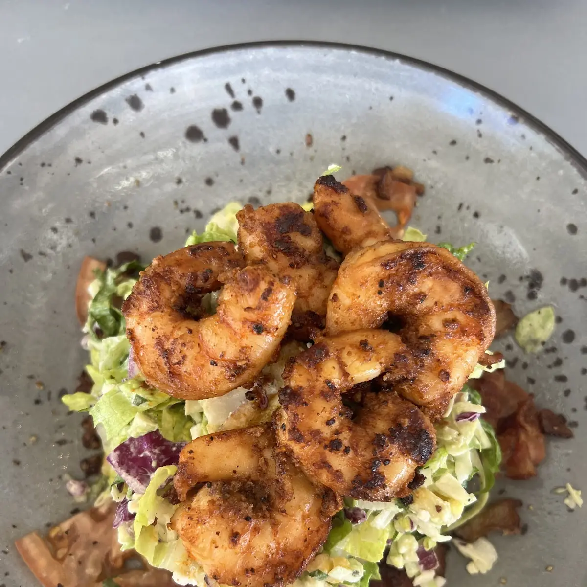 Blackened Shrimp Chopped Salad