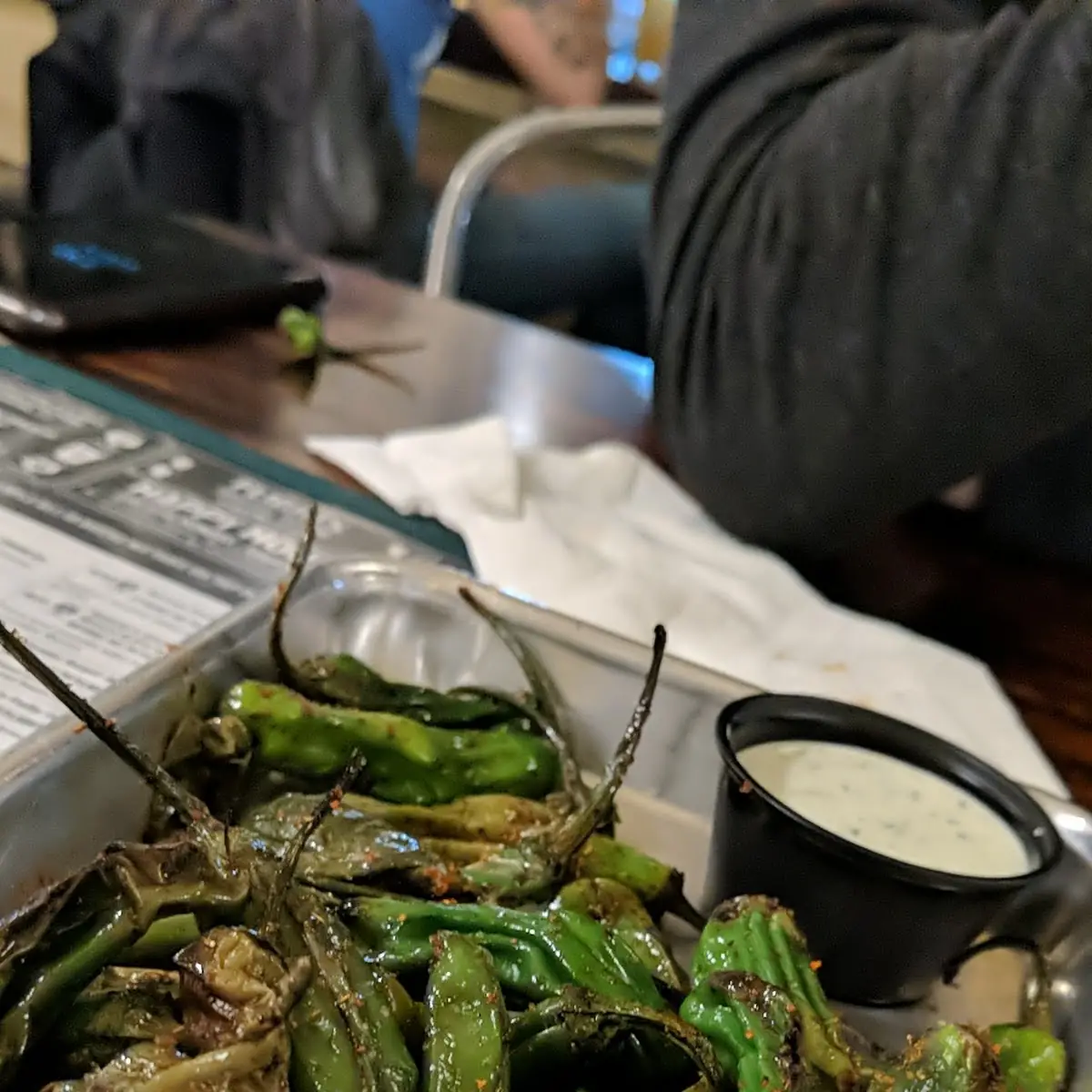 Blistered Shishito Peppers