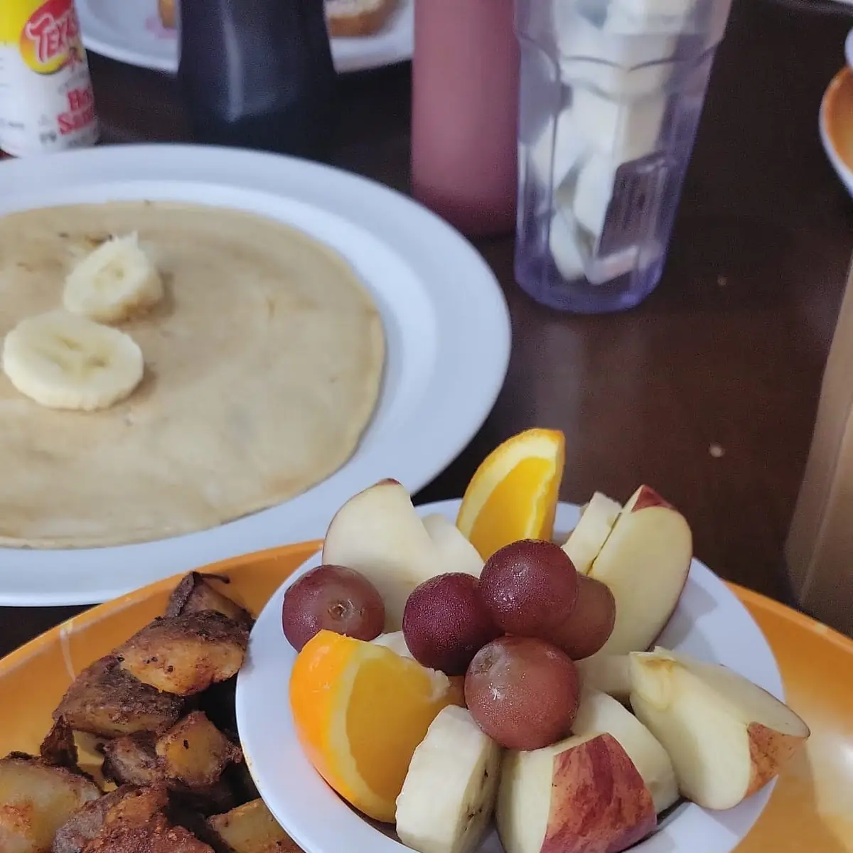 2 Eggs with Homefries and Fresh Fruit