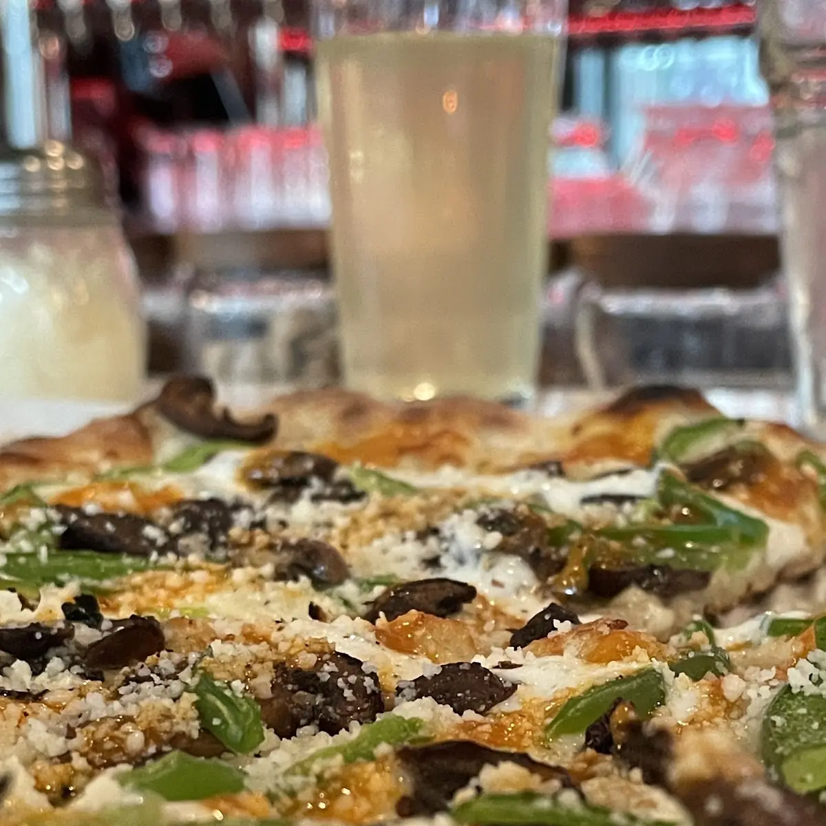 Buffalo Mushroom Pizza