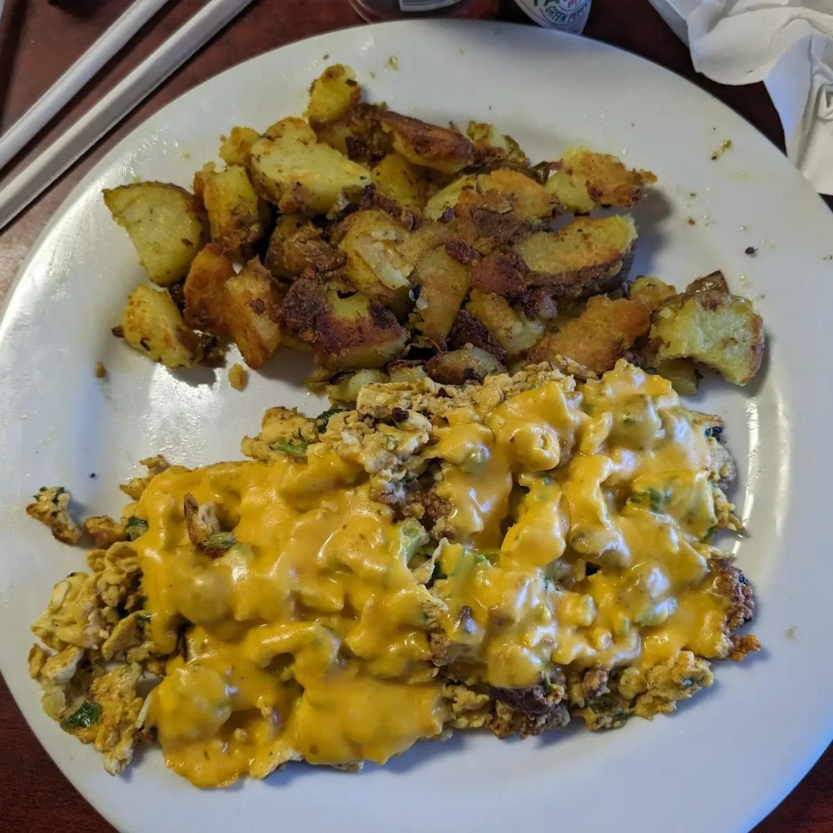 The Bacon Scrambler with Sourdough Toast