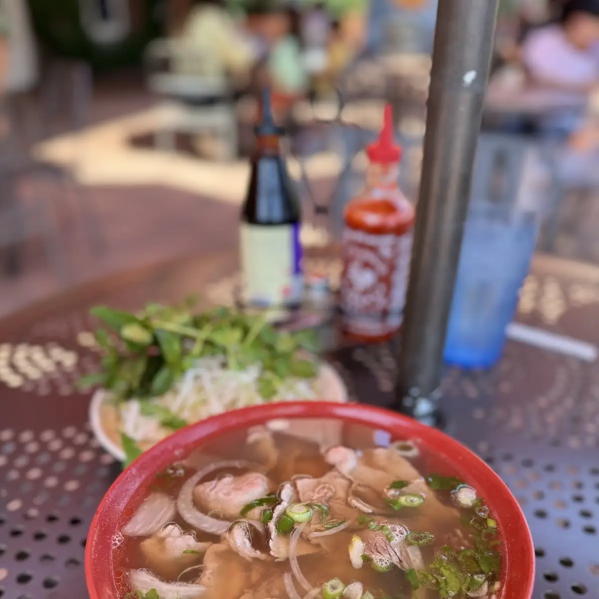 Rare Steak Rice Noodle Soup