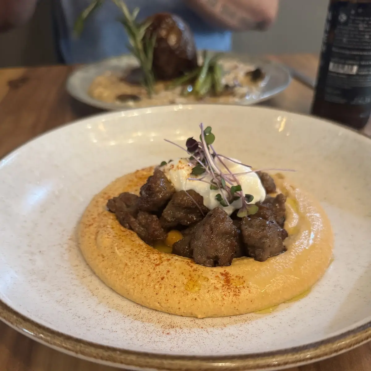 Hummus Pita & Lamb