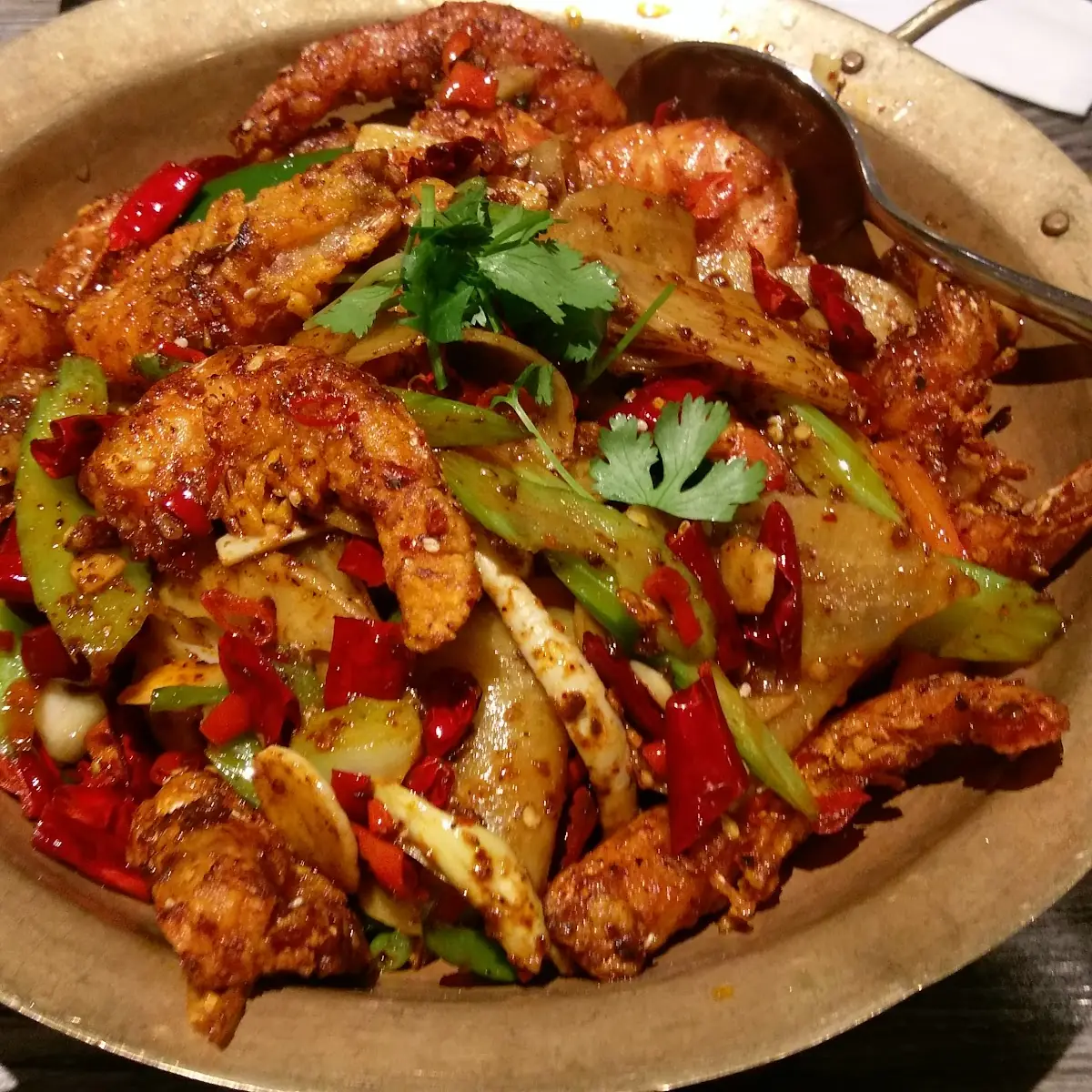 Griddle Cooked Shrimp