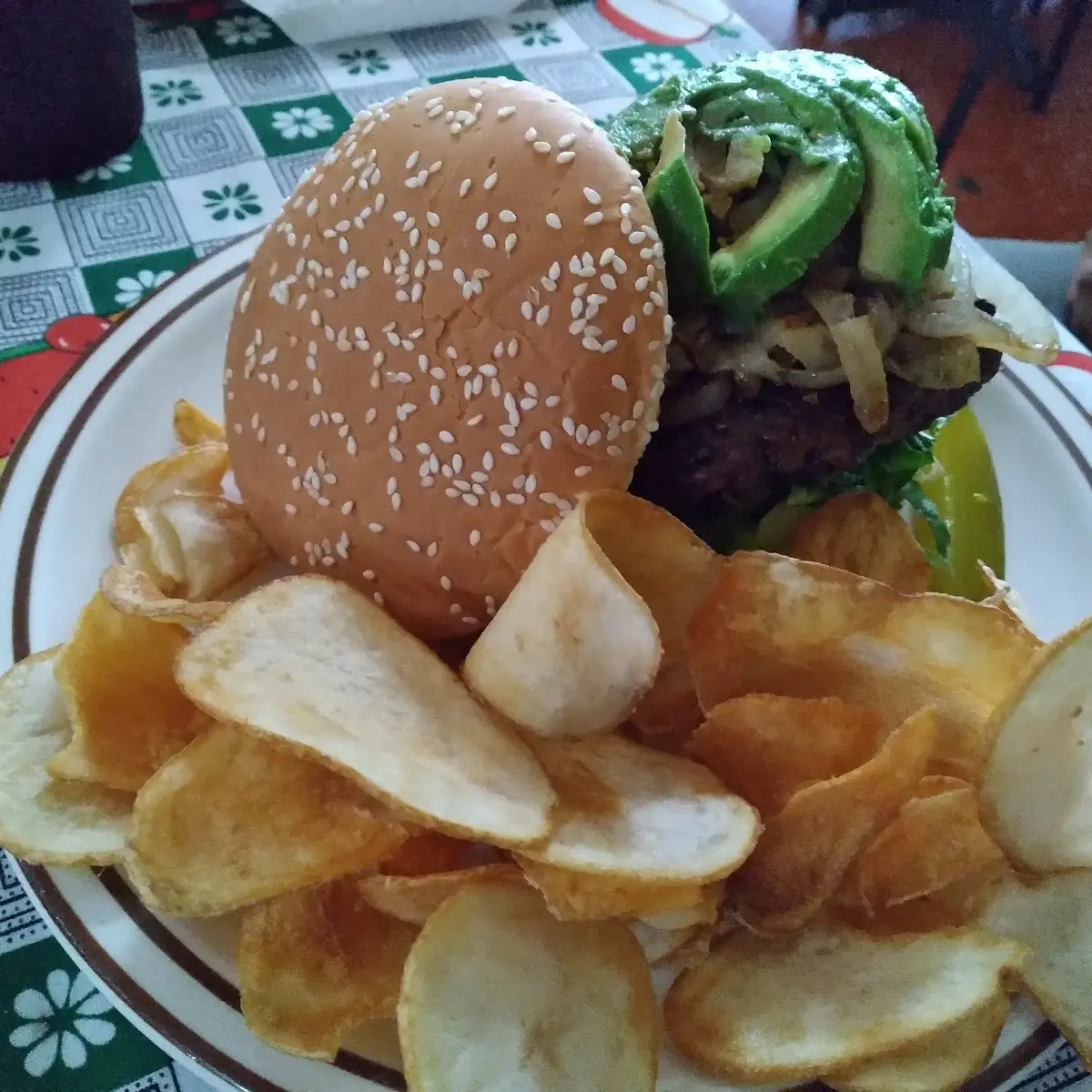 Beef Burger with Avacodo
