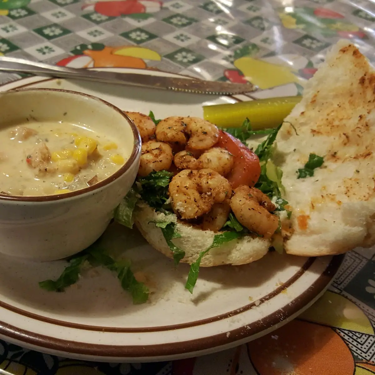 Fried Green Tomatoes and Crawfish