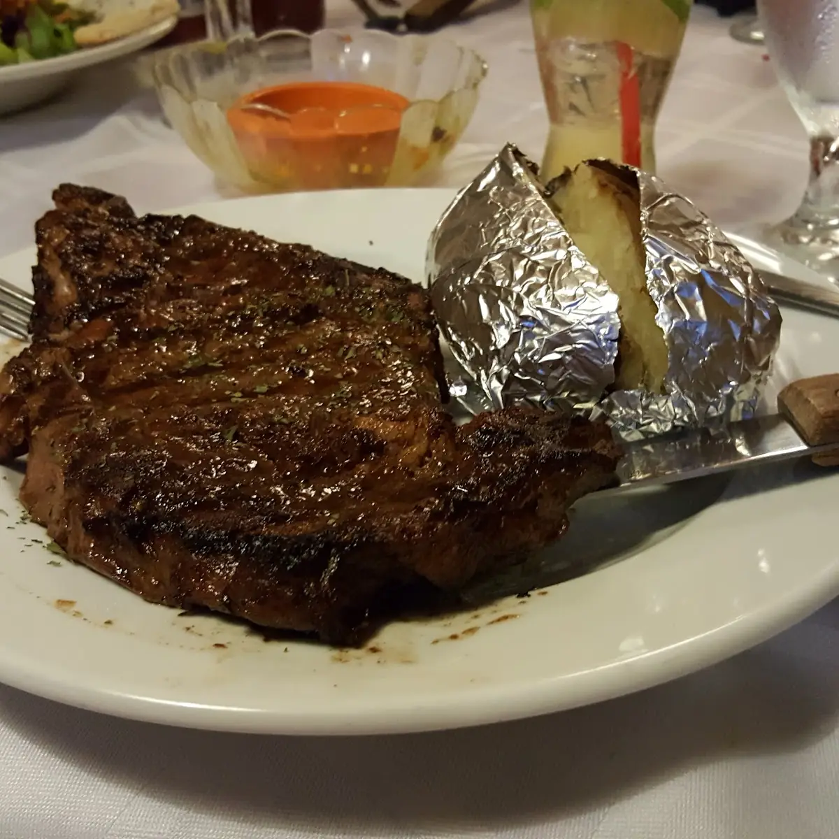 Ribeye Steak and Baked Potato