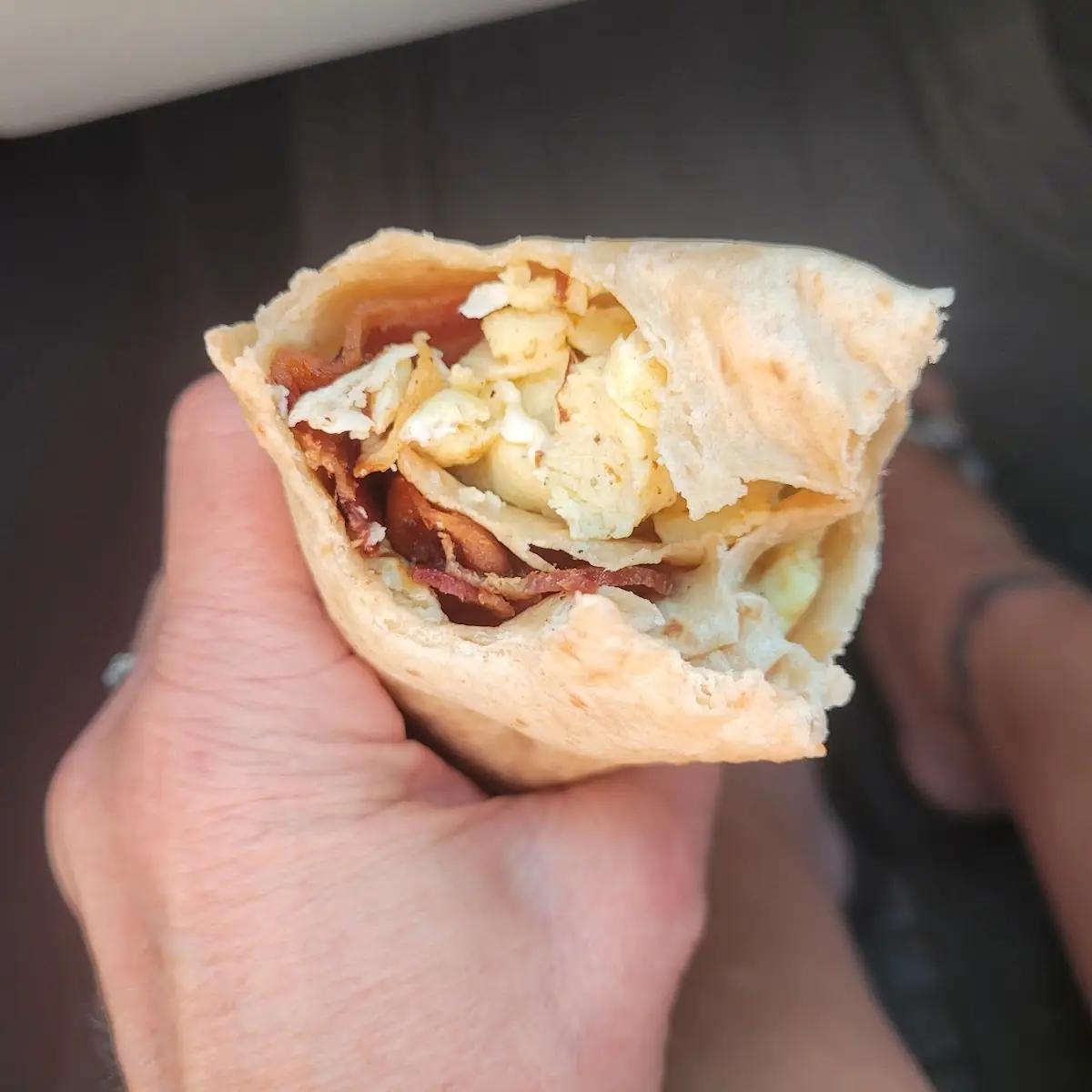 Bacon Egg Cheese Burrito