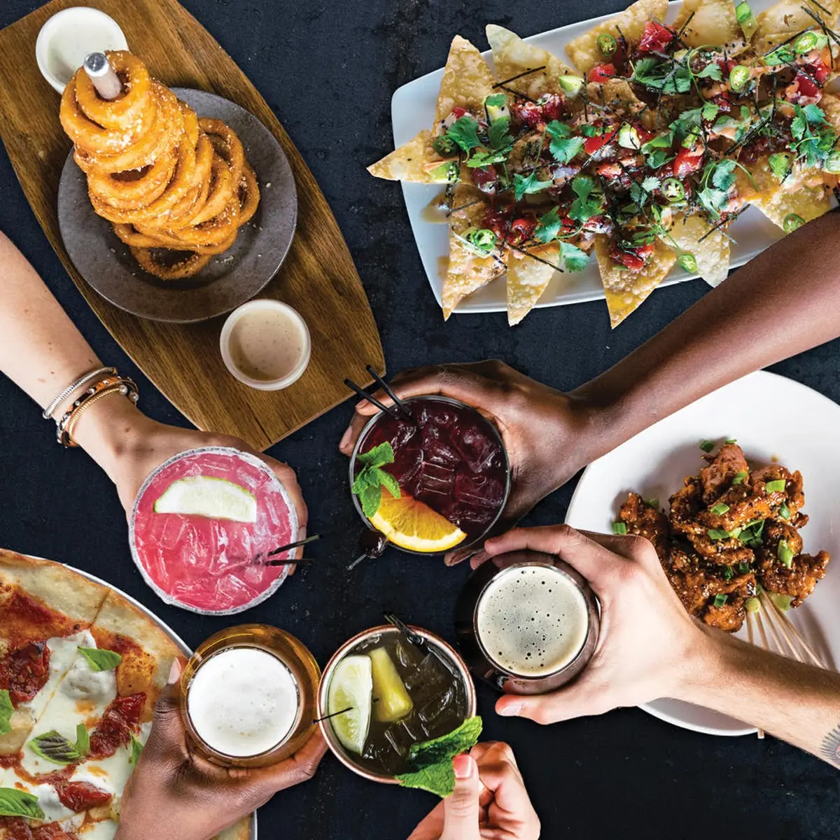 Chicken Nachos Sardein Wines