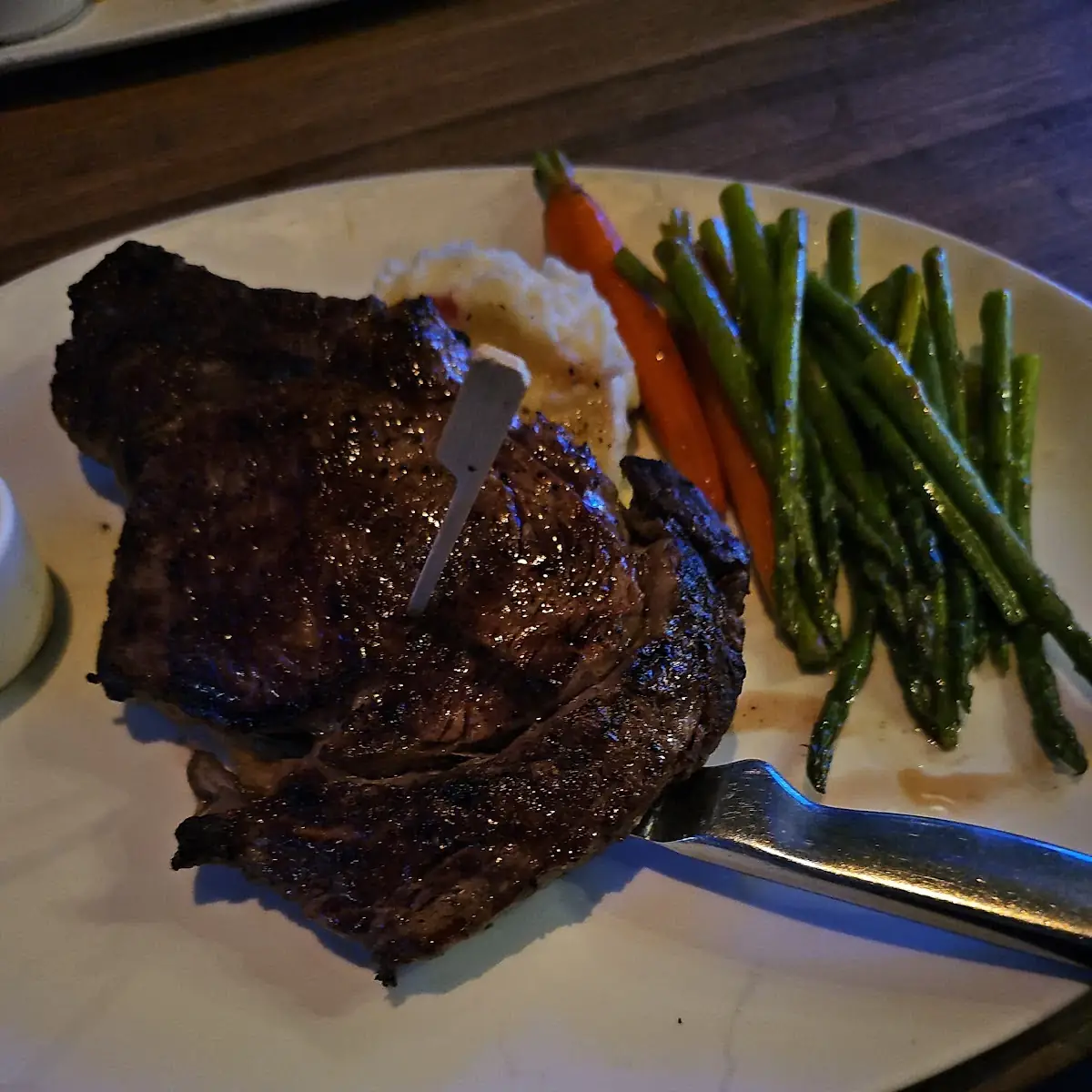 Rib Eye & Shrimp