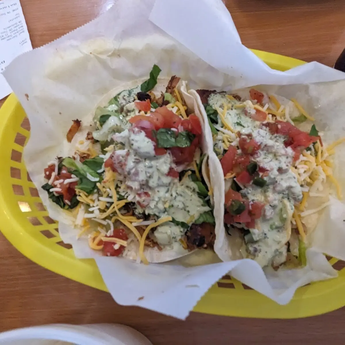 Creamy Cilantro Chicken Tacos