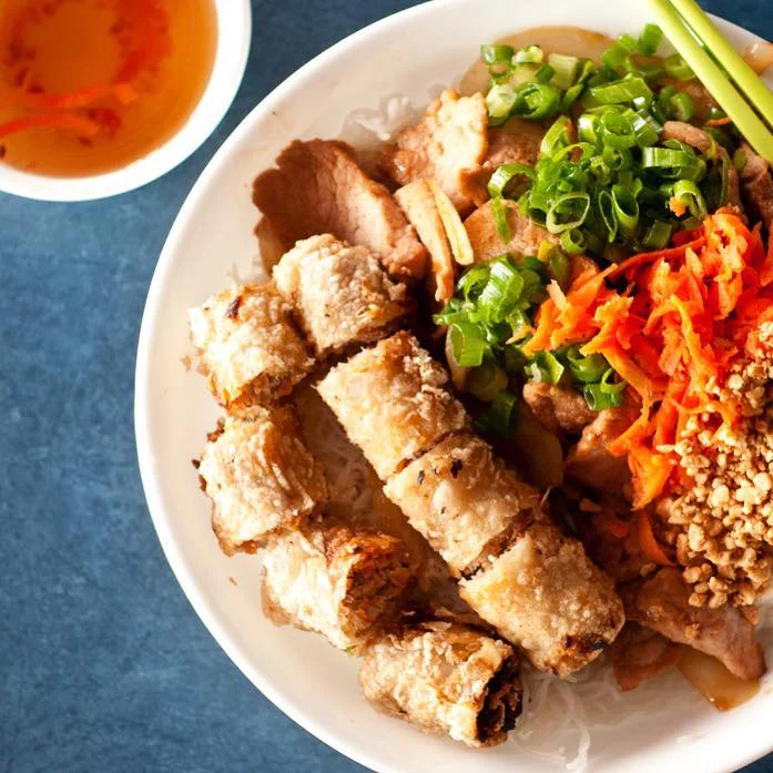 BBQ Pork on Vermicelli Noodle
