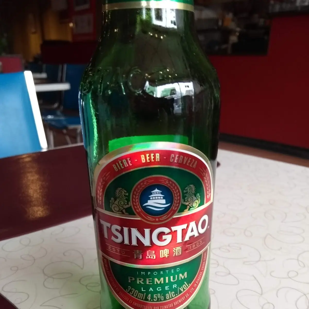 Tsingtao Beer, Sun Kwong Restaurant