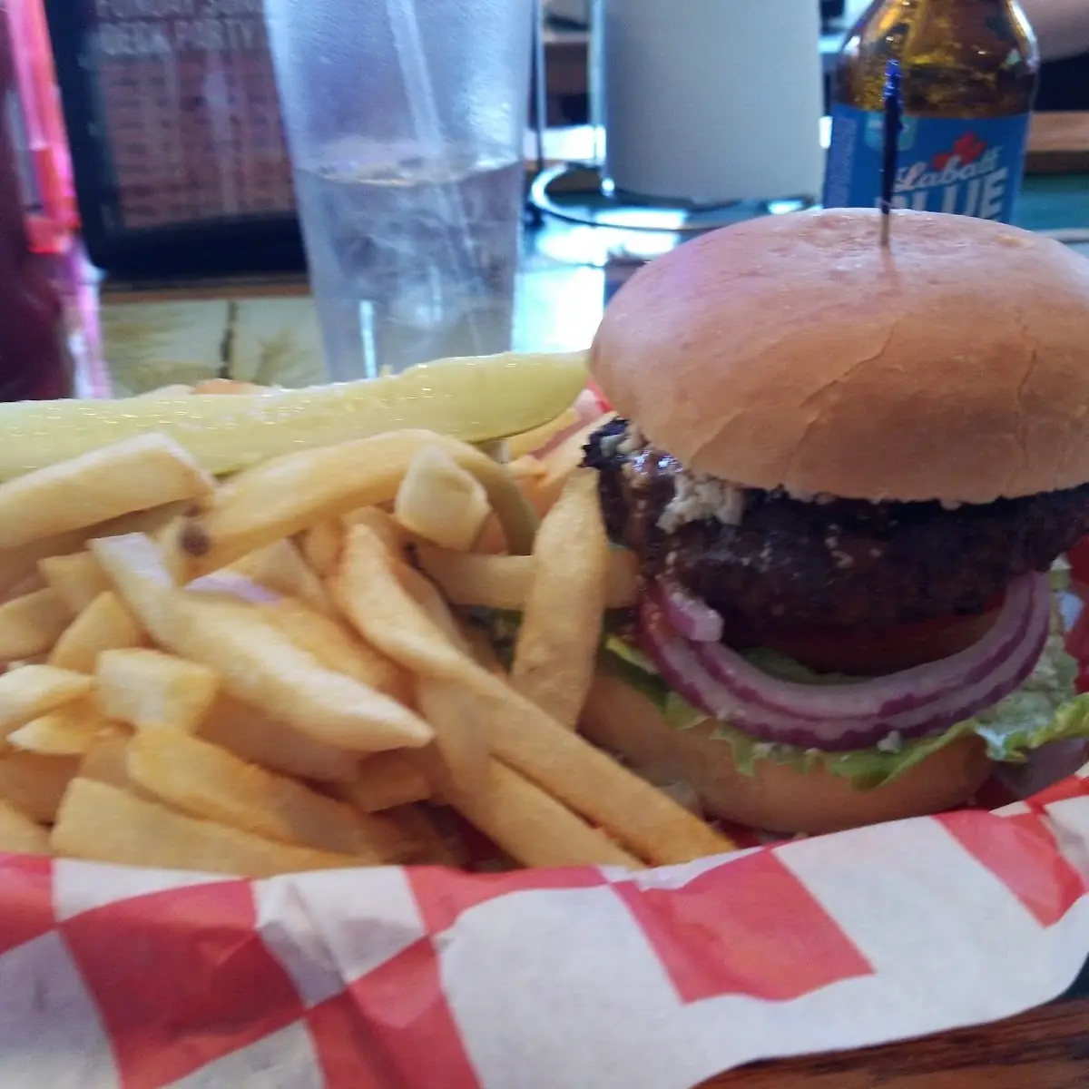 Burger Blue Cheese