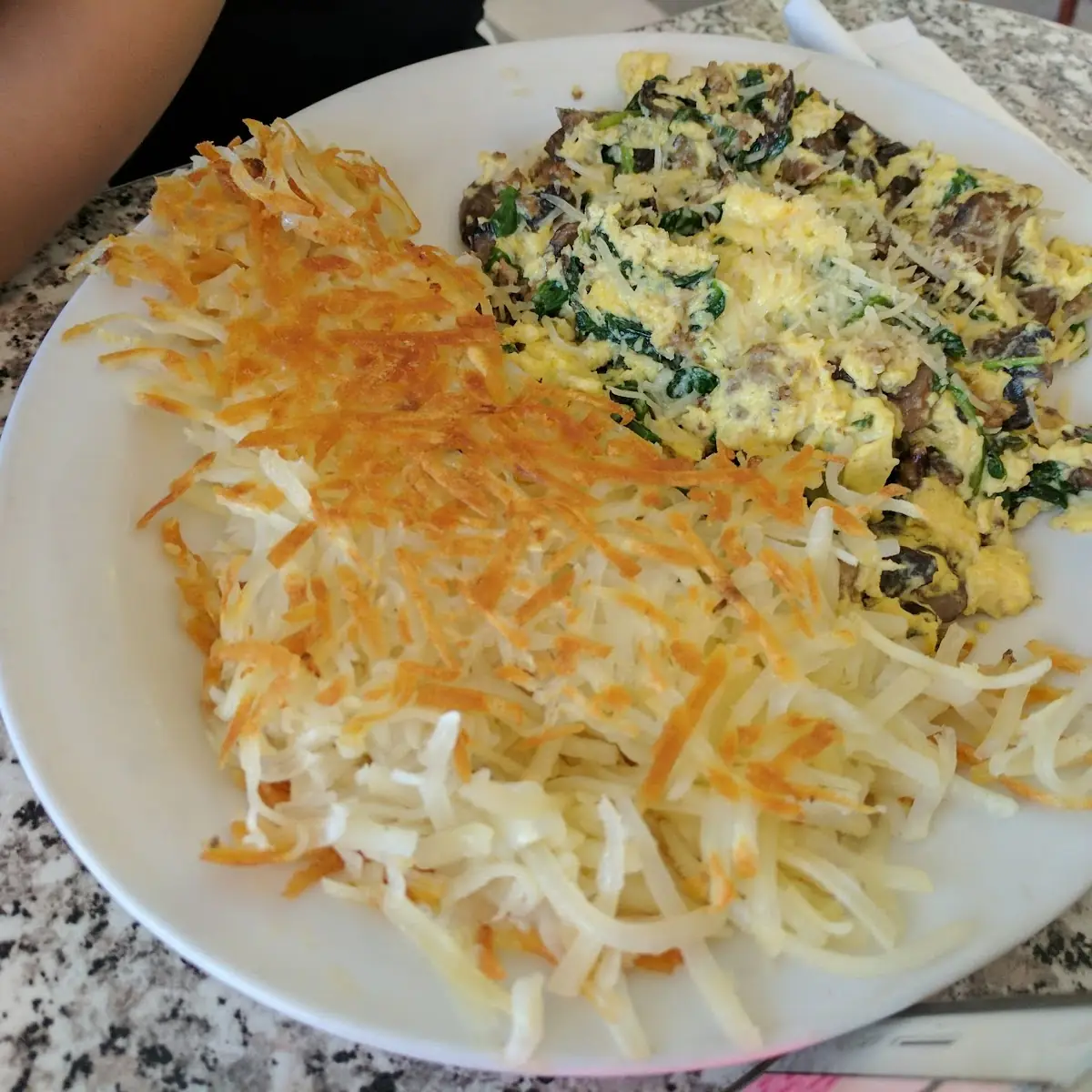 Denver Omelette and Hash Browns