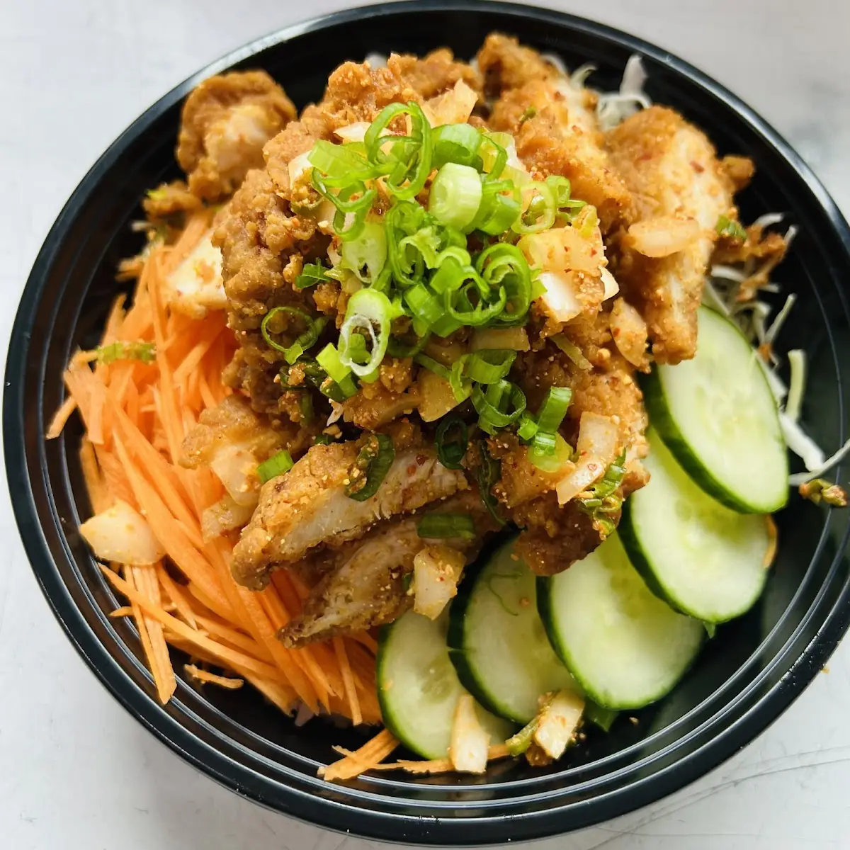 Crispy Chicken Rice Bowl