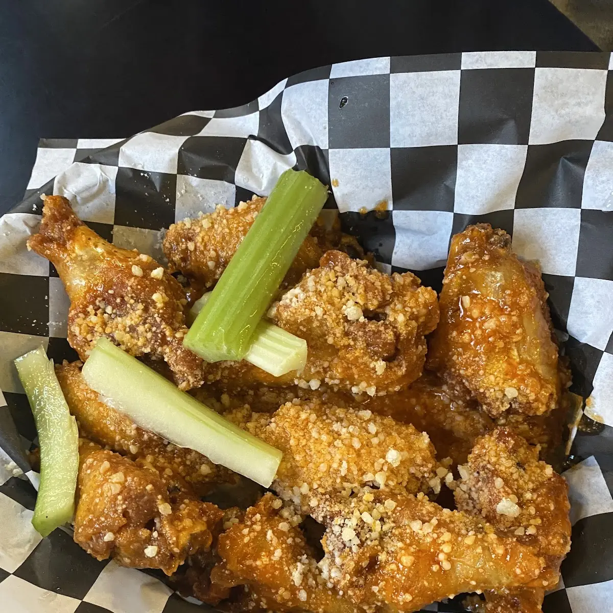 Crispy Chicken Tenders with Celery